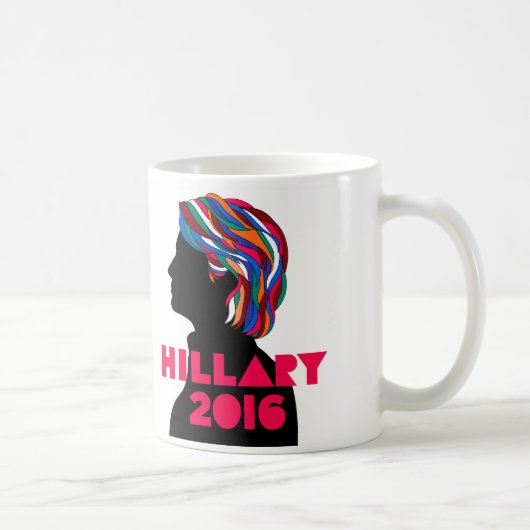 Hillary 2016: Retro Design Coffee-Mok Koffiemok (Rechts)