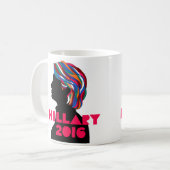 Hillary 2016 : Rétro tasse de café de conception (Devant gauche)