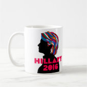 Hillary 2016 : Rétro tasse de café de conception (Gauche)