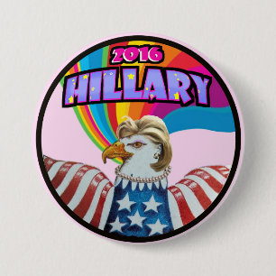 Hillary 2016 ronde button 7,6 cm