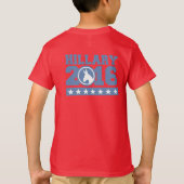 HILLARY 2016 ROUND DONKEY T-SHIRT (Achterkant)