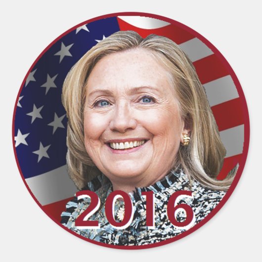 Hillary 2016 Sticker (Voorkant)