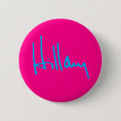 "Hillary" 2,25 inch Ronde Button 5,7 Cm (Voorkant)