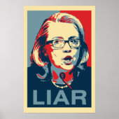Hillary : affiche de LIAR (Devant)