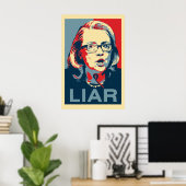 Hillary : affiche de LIAR (Bureau à domicile)