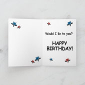 Hillary Birthday Email Kaart - Wanneer de FBI mij (Binnen)