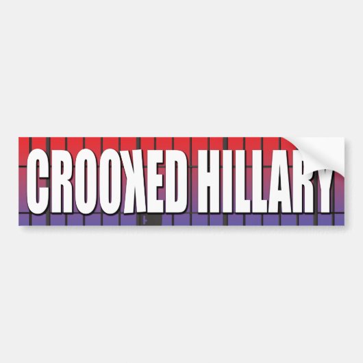 Hillary Bumpersticker (Voorkant)