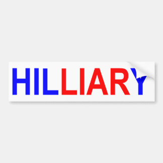 Hillary bumpersticker