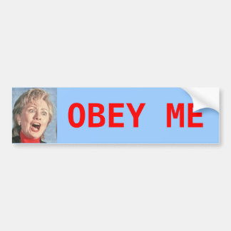 Hillary Bumpersticker