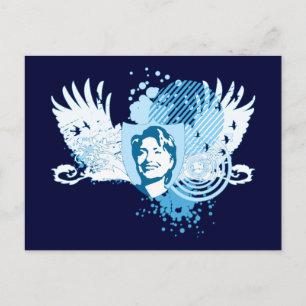 Hillary clinton 08. briefkaart