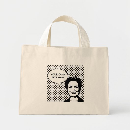 Hillary Clinton 1 Mini Tote Bag (Voorkant)