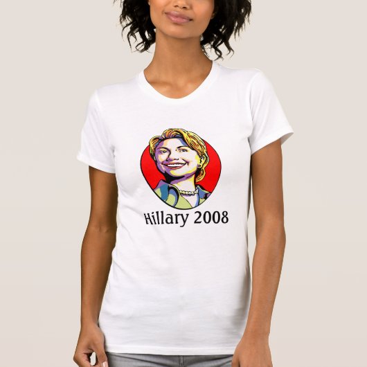 Hillary Clinton 2008 Shirt  (Voorkant)