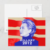 Hillary Clinton 2012 Briefkaart (Voorkant / Achterkant)