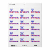 Hillary Clinton 2016 adreslabel Etiket (Full Sheet)