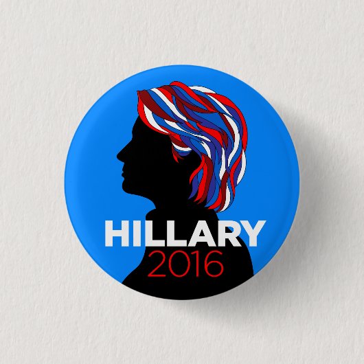 Hillary Clinton 2016 Button (Voorkant)