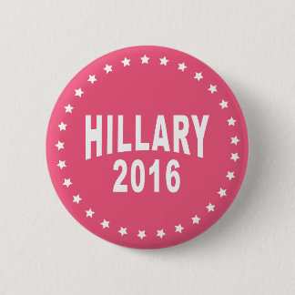 Hillary Clinton 2016 Campagne Roze Pinback Button