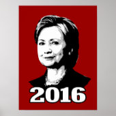 HILLARY CLINTON 2016 Candidate Poster (Voorkant)