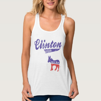 Hillary Clinton 2016 Democraten Sporty Tanktop