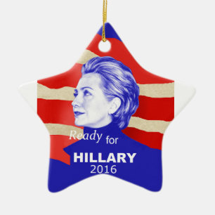 Hillary Clinton 2016 Keramisch Ornament