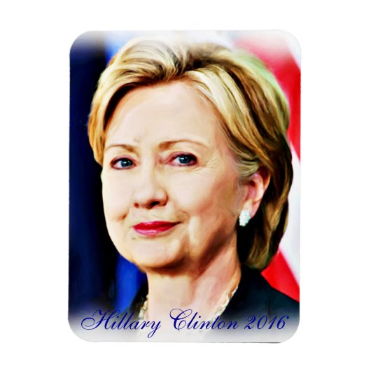 Hillary Clinton 2016_ Magneet (Verticaal)