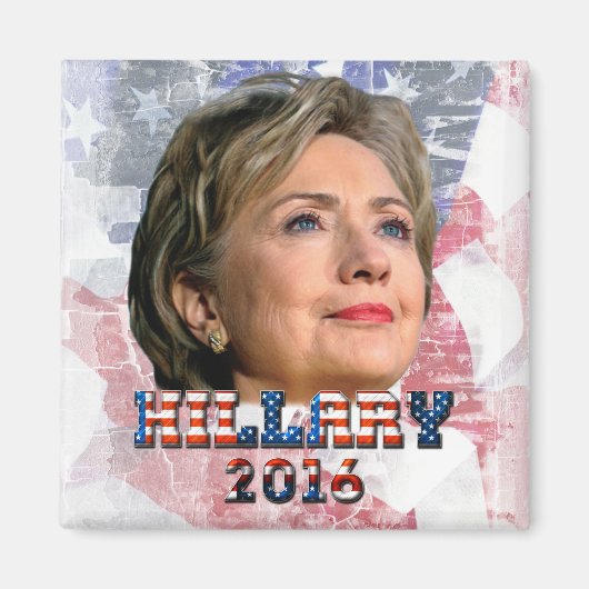 Hillary Clinton 2016 Magneet (Voorkant)