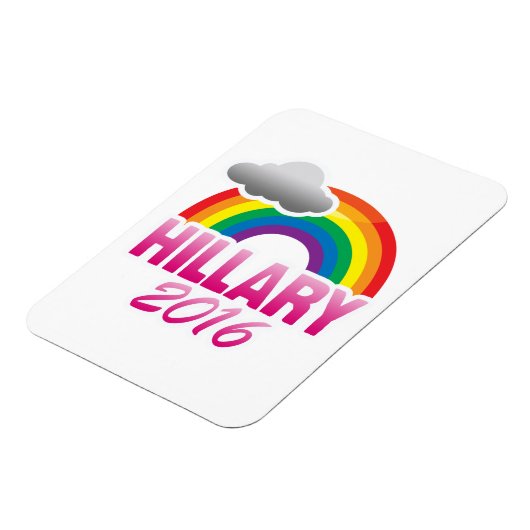 HILLARY CLINTON 2016 PRIDE -.png Magneet (Linkerzijde)