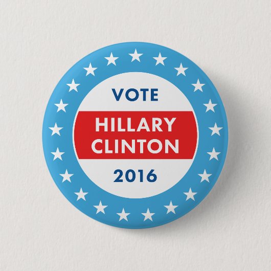 Hillary Clinton 2016 Ronde Button 5,7 Cm (Voorkant)