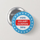 Hillary Clinton 2016 Ronde Button 5,7 Cm (Voorkant /achterkant)