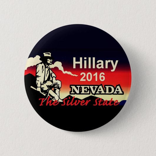 Hillary CLINTON 2016 Ronde Button 5,7 Cm (Voorkant)