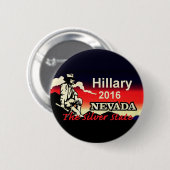 Hillary CLINTON 2016 Ronde Button 5,7 Cm (Voorkant /achterkant)