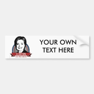 HILLARY CLINTON 2016 SPANGLE -.png Bumpersticker