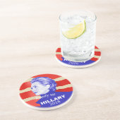 Hillary Clinton 2016 Zandsteen Onderzetter (Zijkant)
