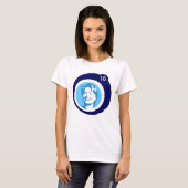 Hillary Clinton Blue Bubble T-shirt (Voorkant volledig)