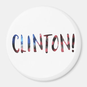 Hillary Clinton bokeh Magneet
