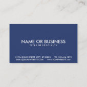 Hillary Clinton bokeh Visitekaartje (Achterkant)