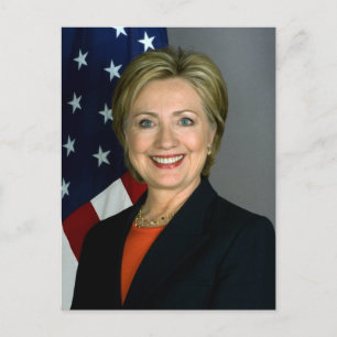 Hillary Clinton Briefkaart