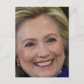 Hillary Clinton Briefkaart (Voorkant)