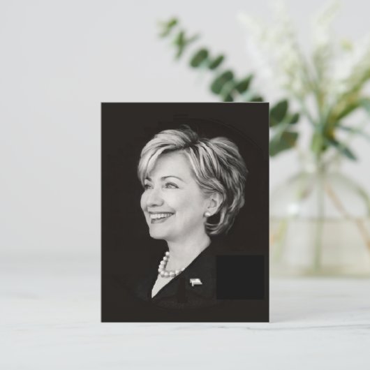 Hillary Clinton Briefkaart (Staand voorkant)