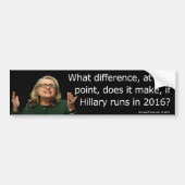 Hillary Clinton Bumpersticker 2016 (Voorkant)
