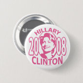 Hillary Clinton Button 2008 (Voorkant /achterkant)