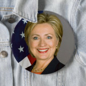 Hillary Clinton Button van grote grootte (In situ)