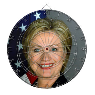 Hillary Clinton - Dartboard Dartbord