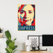 Hillary Clinton - Empress : Affiche OHP (Bureau à domicile)