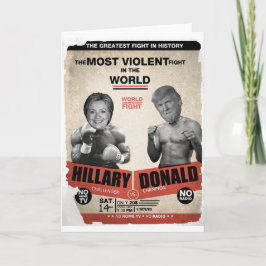 Hillary Clinton en Donald Trump 2016 Kaart