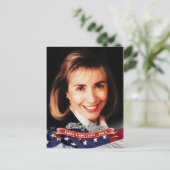 Hillary Clinton, First Lady van de VS Briefkaart (Staand voorkant)