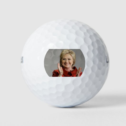 Hillary Clinton golfballen (Voorkant)