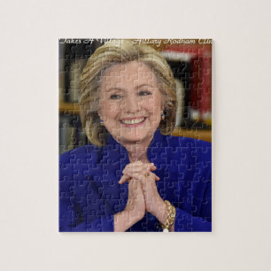 Hillary Clinton Het Dorp Neemt Een Kind Aan Legpuzzel