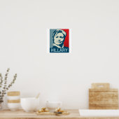 HILLARY CLINTON HOPE-.png Poster (Keuken)