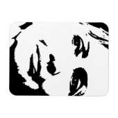 HILLARY CLINTON INK ART MAGNEET (Horizontaal)