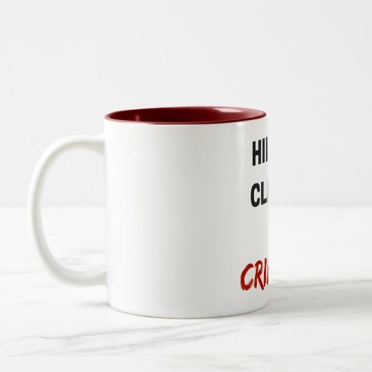 hillary clinton is a criminal mug (Gauche)